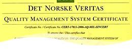 Certifcazione Agrimex - SINCERT